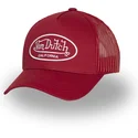 casquette-trucker-rouge-ajustable-lof-b38-von-dutch