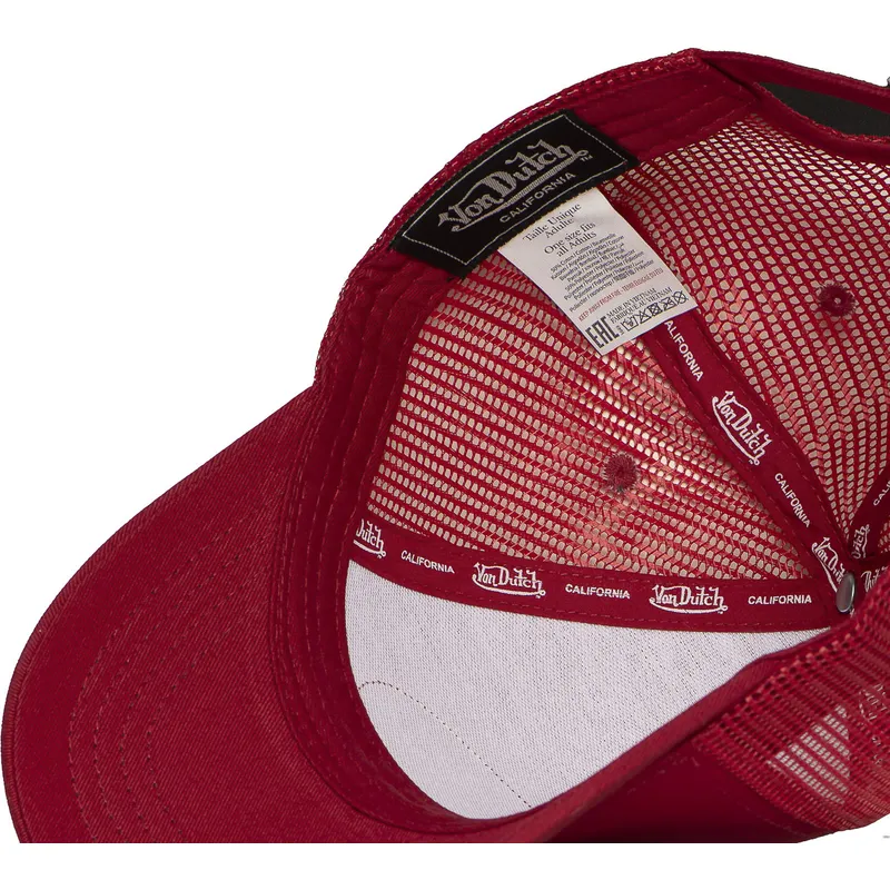 cap-curbata-red-adjustable-strap-de-von-dutch