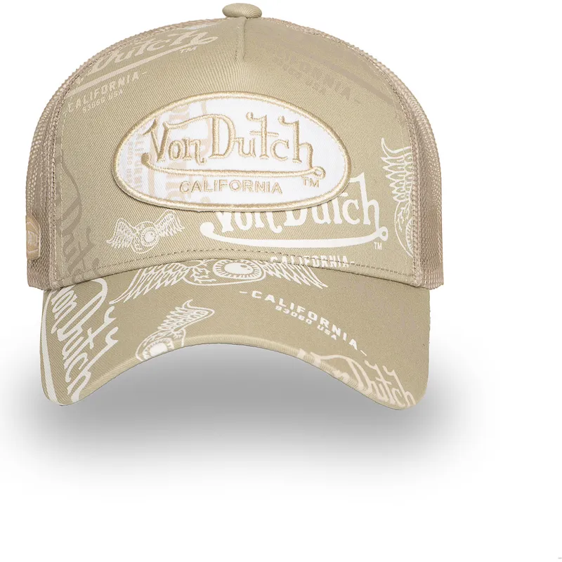 cap-curbata-beige-snapback-de-von-dutch