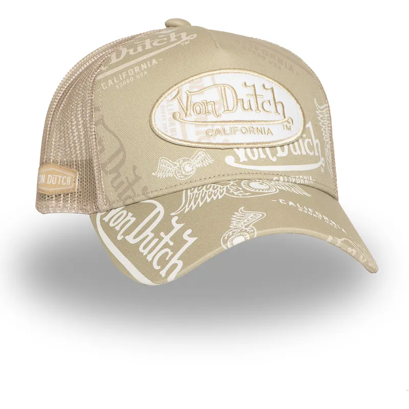 cap-curbata-beige-snapback-de-von-dutch