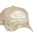 cap-curbata-beige-snapback-de-von-dutch
