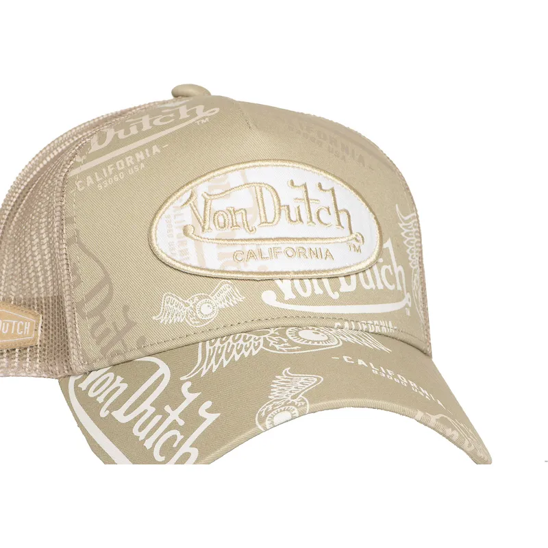 cap-curbata-beige-snapback-de-von-dutch