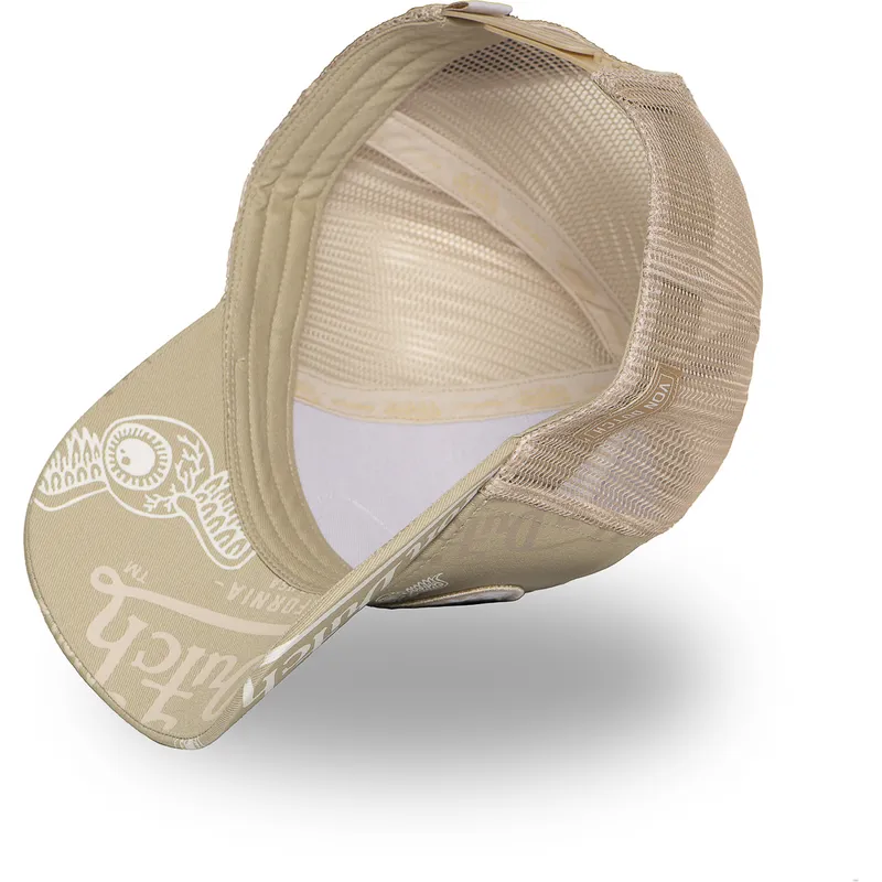cap-curbata-beige-snapback-de-von-dutch