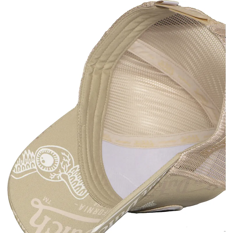 cap-curbata-beige-snapback-de-von-dutch