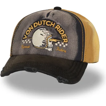 Cap curbată multicolor snapback de Von Dutch