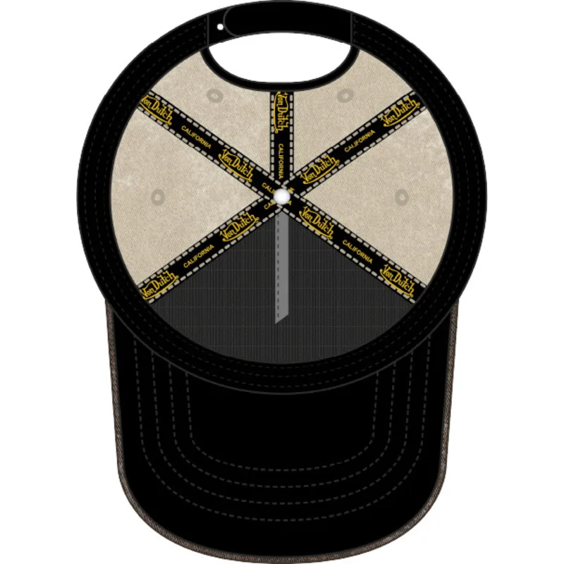 von-dutch-xavier06-mehrfarbige-snapback-cap-mit-gebogenem-schirm