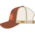 casquette-trucker-marron-et-beige-mac11-von-dutch