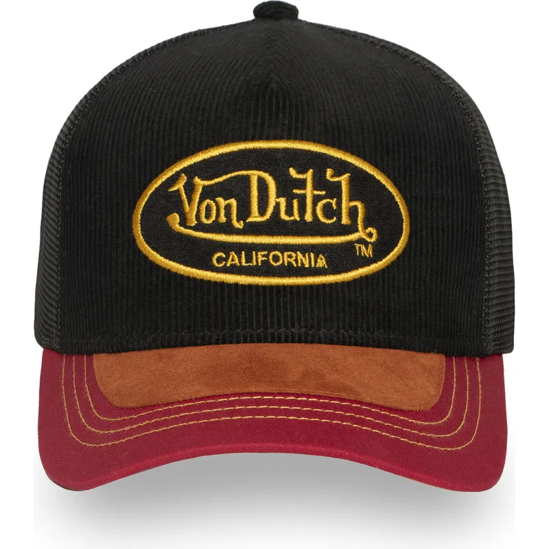 czarna-i-czerwona-czapka-trucker-shield03-od-von-dutch