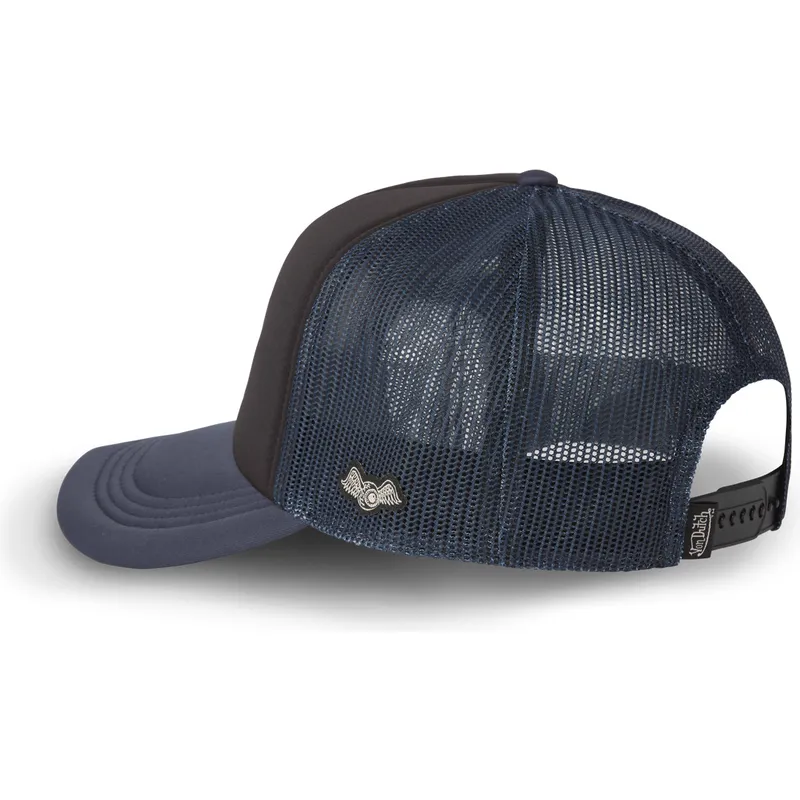 cappellino-trucker-marrone-e-blu-navy-foam02-di-von-dutch