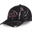 casquette-courbee-noire-et-rose-snapback-imag-p-von-dutch