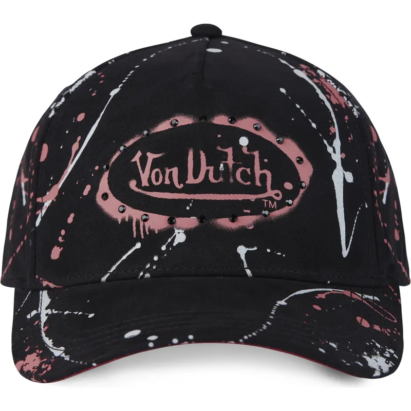 czapka-z-daszkiem-czarno-rozowa-snapback-imag-p-von-dutch