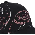 casquette-courbee-noire-et-rose-snapback-imag-p-von-dutch