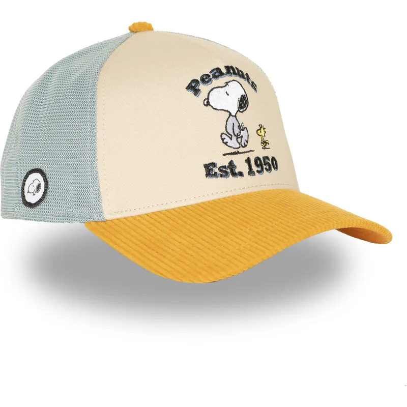 mehrfarbige-trucker-kappe-snoopy-und-emilio-pea6-sno-peanuts-von-capslab
