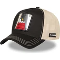 cappellino-trucker-nero-e-beige-snoopy-e-woodstock-pea6-naw6-peanuts-di-capslab