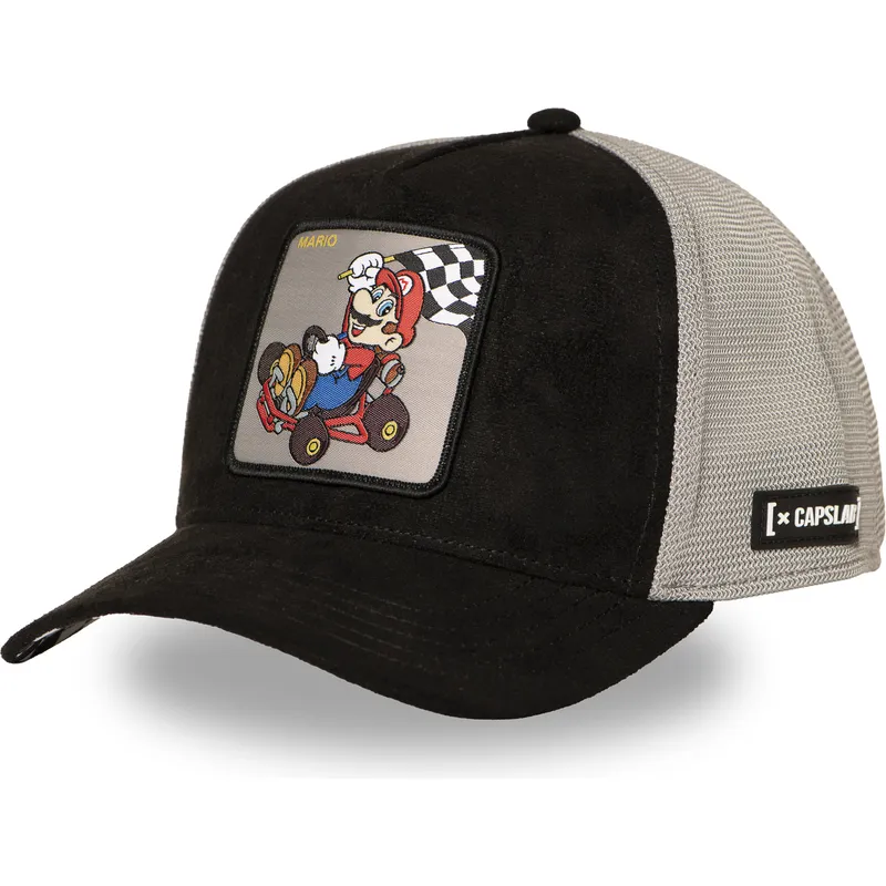 cappellino-trucker-nero-e-grigio-mario-kart-smk3-che-super-mario-bros-di-capslab