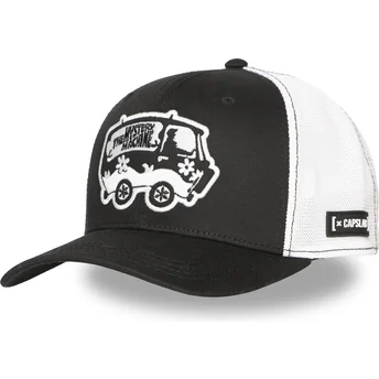 Șepci curbată camionagiu negru snapback The Mystery Machine SD3 VAN Scooby-Doo The Mystery Machine Scooby-Doo de Capslab