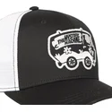 schwarze-und-weisse-trucker-kappe-the-mystery-machine-sd3-van-scooby-doo-von-capslab