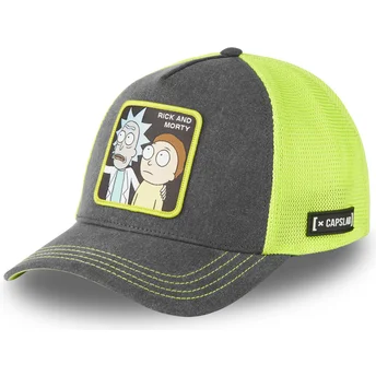 Șepci curbată camionagiu gri snapback Rick REM6 LOO Rick și Morty Rick și Morty de Capslab