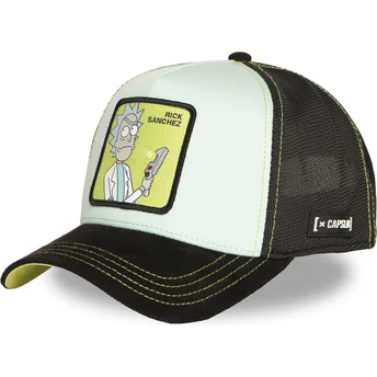 Capslab Rick Sanchez REM6 GUN Rick and Morty Blue and Black Trucker Hat