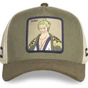 gron-och-beige-trucker-keps-roronoa-zoro-op6-zor-one-piece-fran-capslab