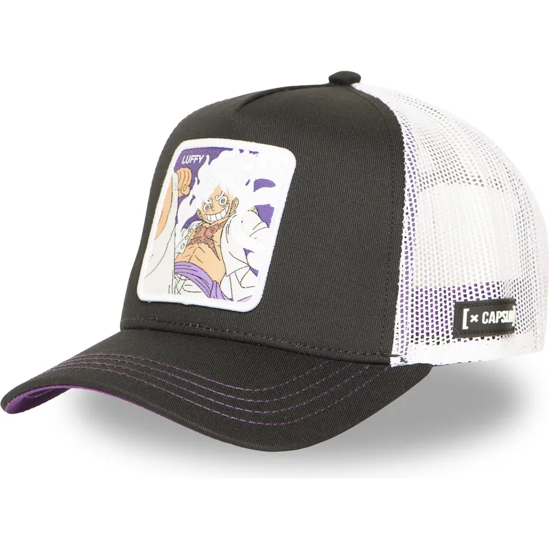 schwarz-weisse-trucker-cap-monkey-d-luffy-op6-gea-one-piece-von-capslab
