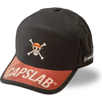 Șepci curbată negru reglabilă OP6 PIR Pirații Pălărie de Paie One Piece de Capslab