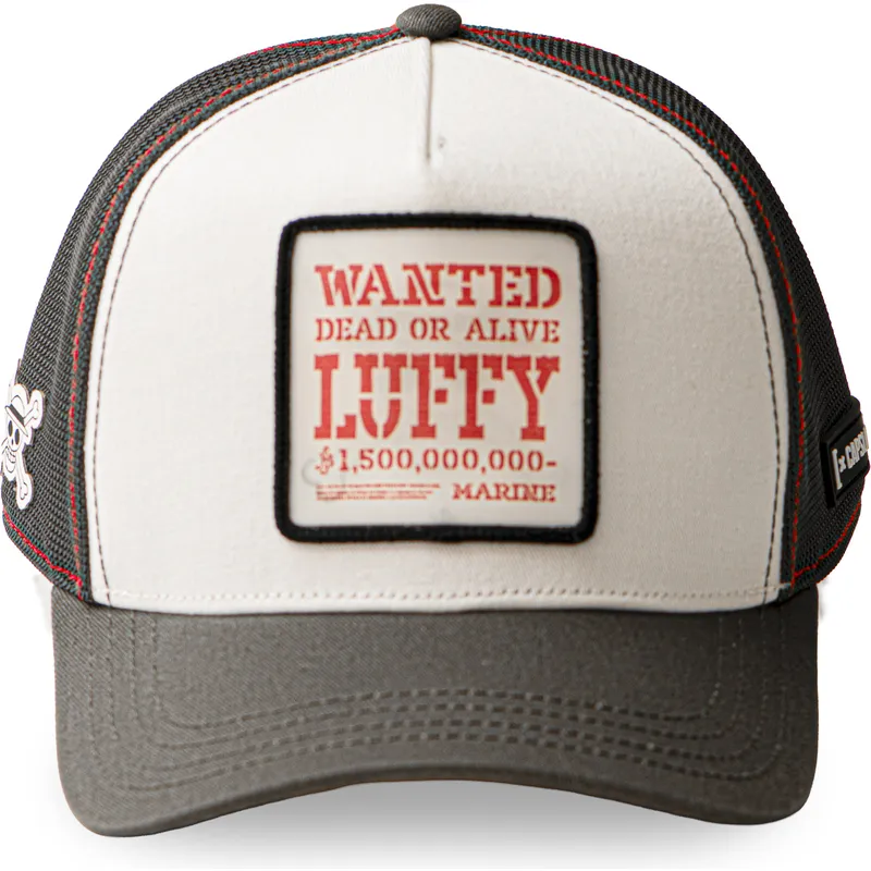 weisse-und-schwarze-trucker-kappe-monkey-d-luffy-op6-sku-one-piece-von-capslab