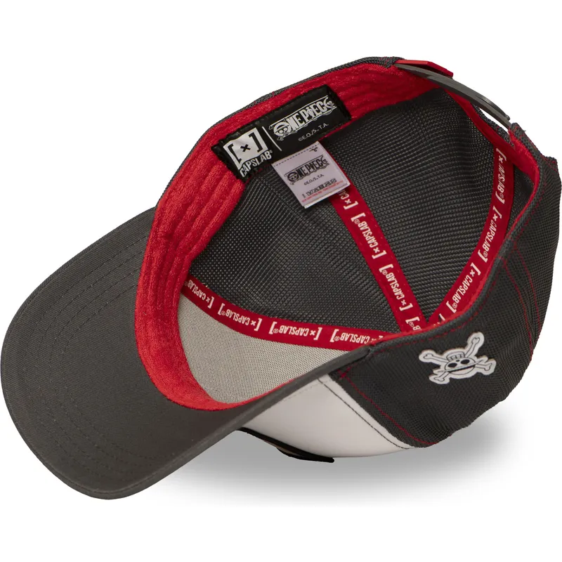 weisse-und-schwarze-trucker-kappe-monkey-d-luffy-op6-sku-one-piece-von-capslab