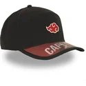 cappellino-curvo-nero-regolabile-akatsuki-ns5-aka-naruto-di-capslab