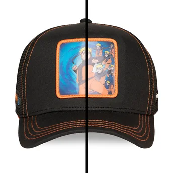 Cappellino trucker nero Naruto Uzumaki NS5 KAG Naruto di Capslab