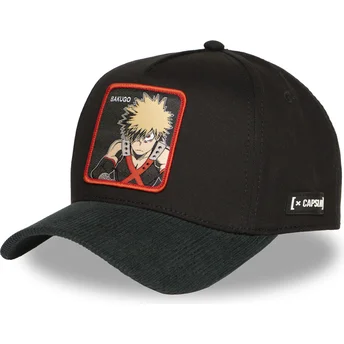 Casquette courbée noire et verte snapback Katsuki Bakugo MHA2 BAK My Hero Academia Capslab