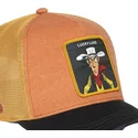 truckerkeps-orange-och-svart-lucky-luke-lck2-lob-fran-capslab