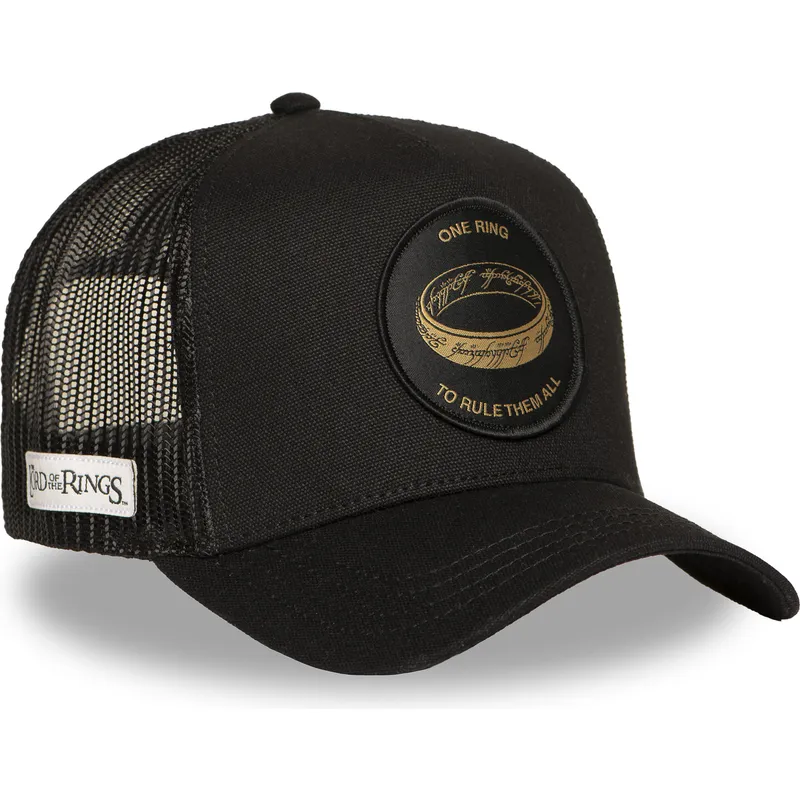 cappello-trucker-nero-anello-unico-lotr-rin2-il-signore-degli-anelli-di-capslab