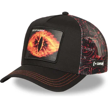 Schwarze und rote Trucker-Kappe Sauron LOTR EYE Der Herr der Ringe von Capslab