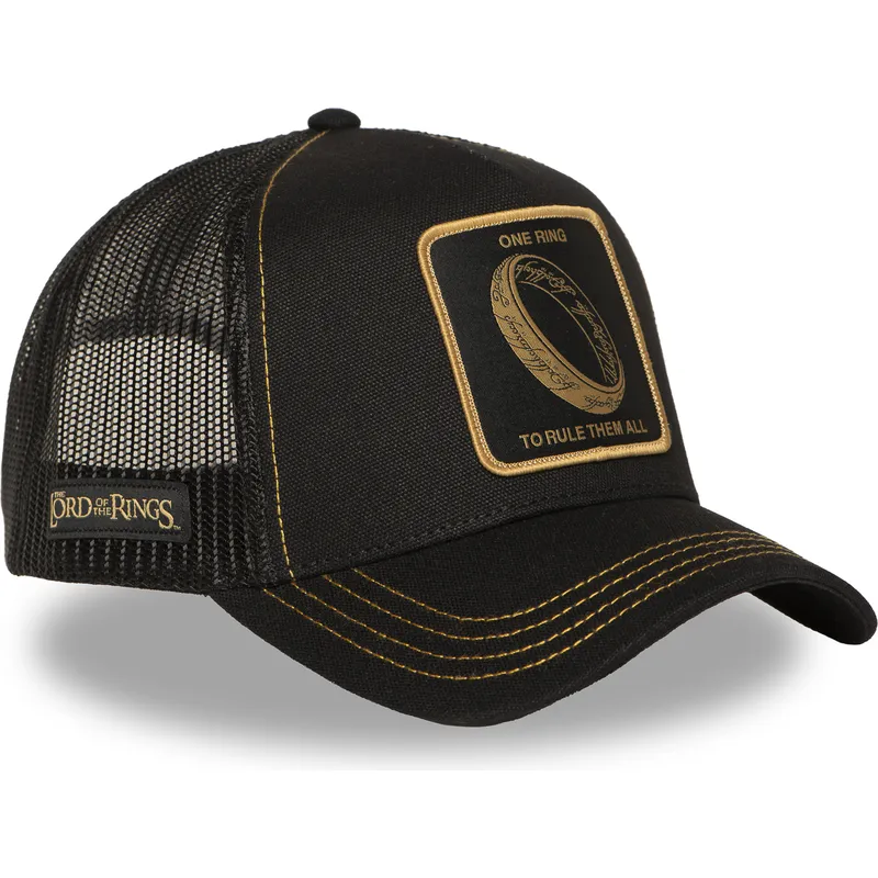 cappello-trucker-nero-anello-unico-lotr-rin-il-signore-degli-anelli-di-capslab