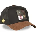 cappellino-trucker-nero-e-marrone-coyote-loo12-wi2-looney-tunes-di-capslab