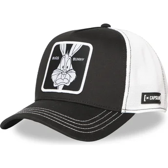 Czapka trucker czarno-biała Bugs Bunny LOO12 BUG CT Looney Tunes od Capslab