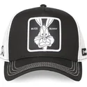 capslab-bugs-bunny-loo12-bug-ct-looney-tunes-black-and-white-trucker-hat