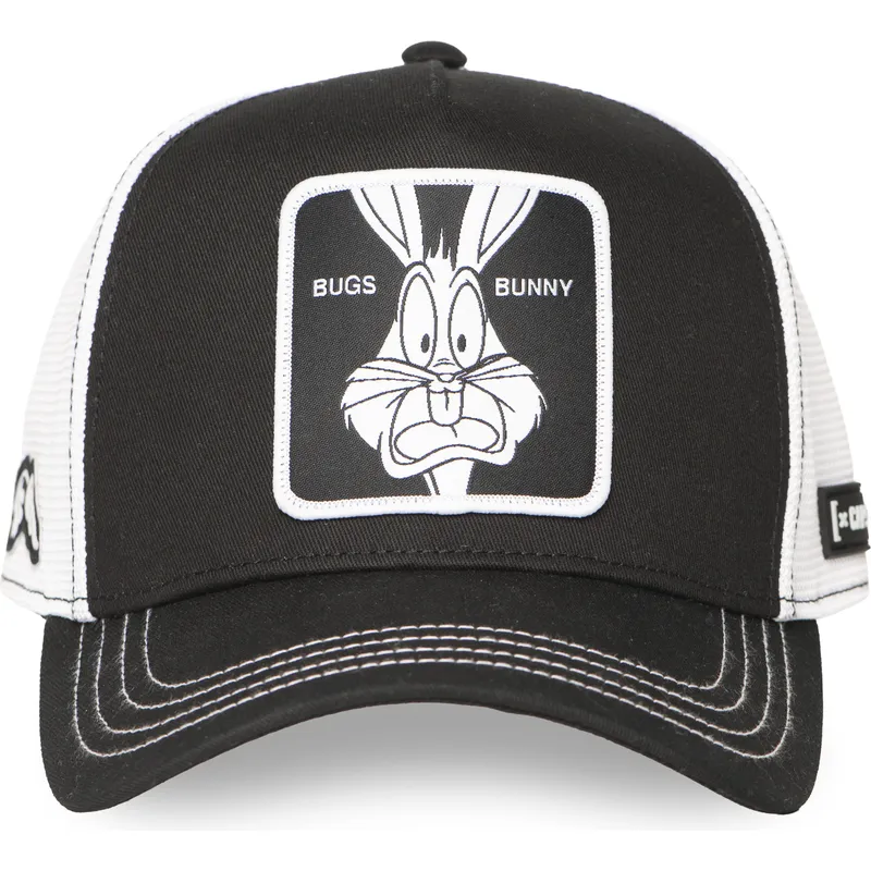 schwarz-weisse-trucker-cap-bugs-bunny-loo12-bug-ct-looney-tunes-von-capslab