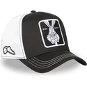 capslab-bugs-bunny-loo12-bug-ct-looney-tunes-black-and-white-trucker-hat