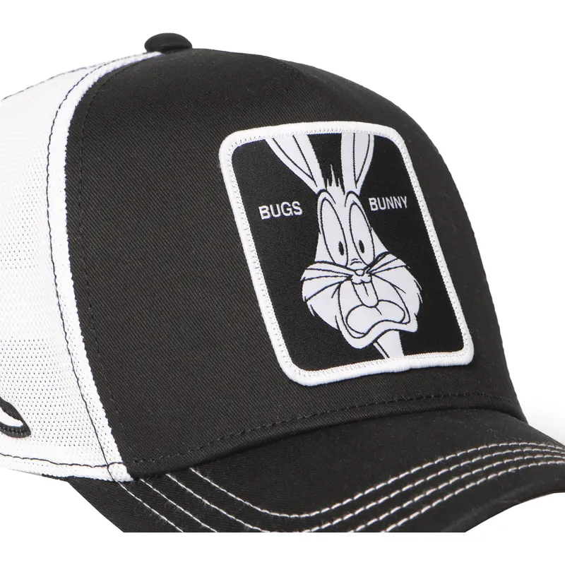 schwarz-weisse-trucker-cap-bugs-bunny-loo12-bug-ct-looney-tunes-von-capslab