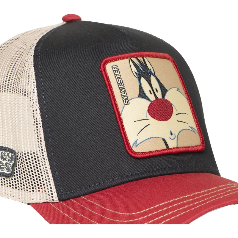 cappellino-trucker-multicolore-silvestro-loo12-syl-looney-tunes-di-capslab