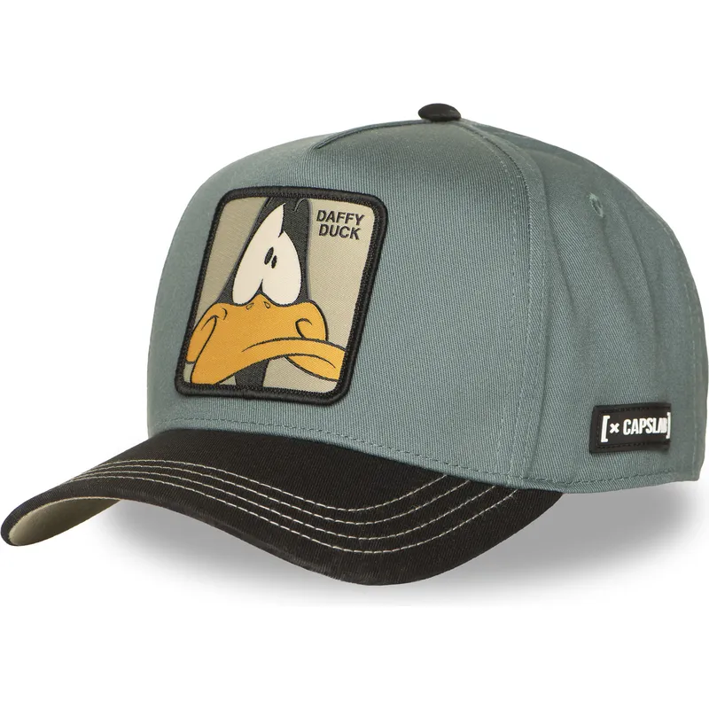 gorra-curve-grun-und-schwarz-snapback-daffy-duck-loo12-daf2-looney-tunes-von-capslab