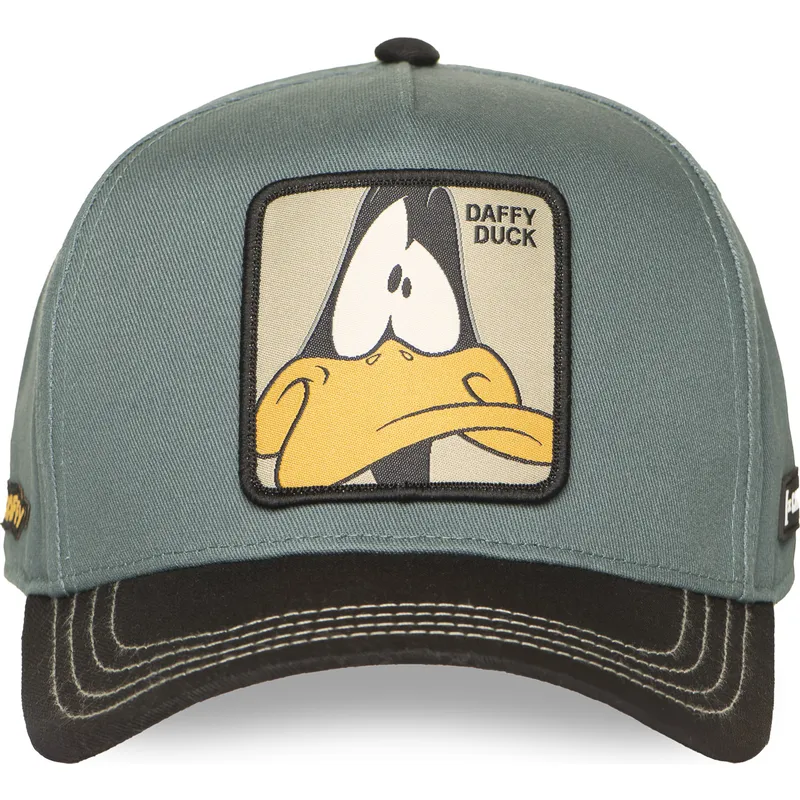 gron-och-svart-bojd-keps-snapback-daffy-duck-loo12-daf2-looney-tunes-fran-capslab