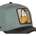 casquette-courbee-verte-et-noire-snapback-daffy-duck-loo12-daf2-looney-tunes-capslab