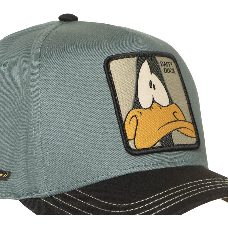gorra-curve-grun-und-schwarz-snapback-daffy-duck-loo12-daf2-looney-tunes-von-capslab