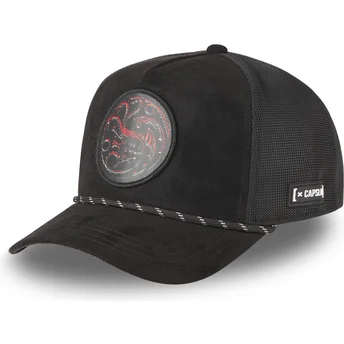 Cappellino trucker nero Casa Targaryen HOD SYM Gioco di Troni di Capslab