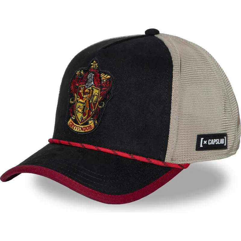 cappellino-trucker-nero-e-beige-gryffindor-hp3-gry-harry-potter-di-capslab