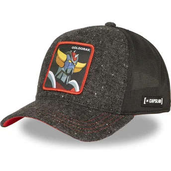 Capslab Robot Grendizer Goldorak GOL6 ROB Robot Grendizer Black Trucker Hat