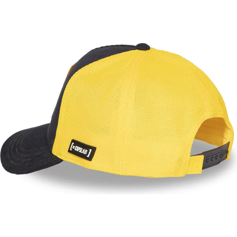 cappellino-trucker-blu-navy-e-giallo-robot-grendizer-goldrake-gol6-gol-robot-grendizer-di-capslab